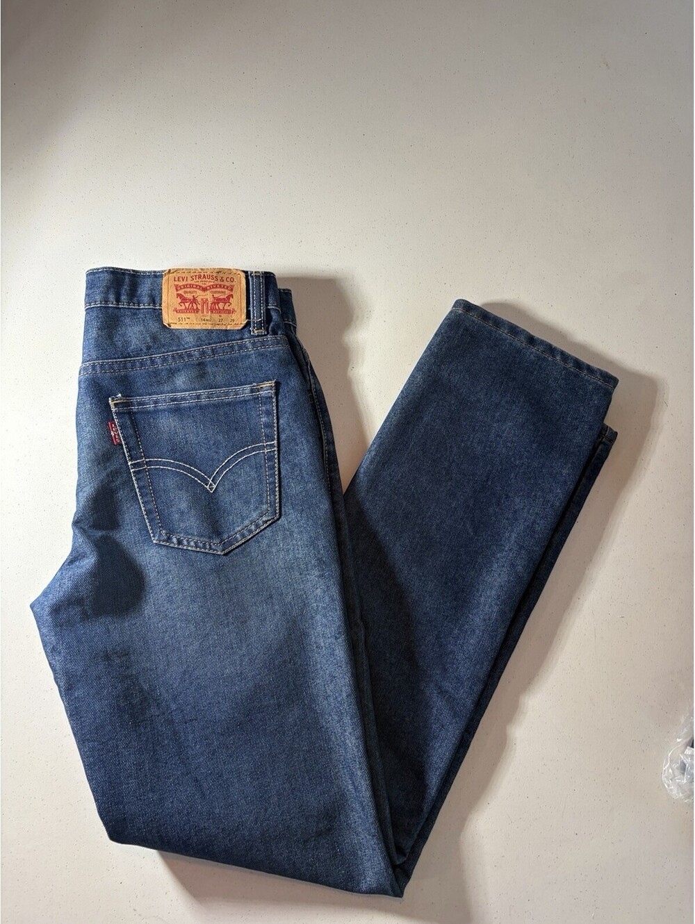 Levi's 511 Denim Slim Fit Mid-Rise Women’s Jeans Size 14 W27xL29
